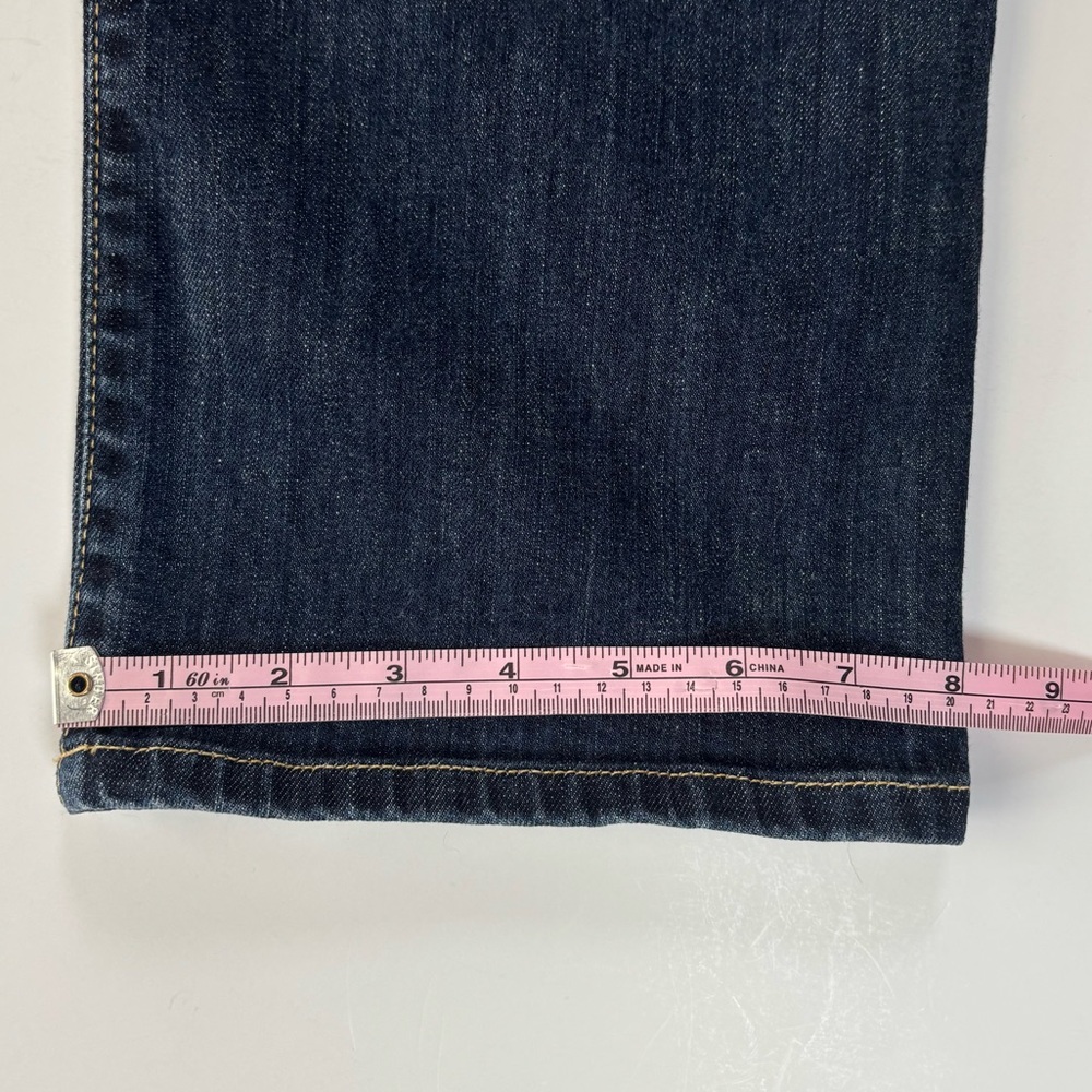 David Kahn Vintage Mid Rise Straight Leg Jeans in Dark‎ Wash Style 3560 Size 6P - Picture 11 of 16